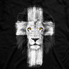 Kerusso Christian T-Shirt Lion Cross Kerusso® apparel Mens T-shirt Women's