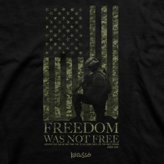 Kerusso Christian T-Shirt Freedom Was Not Free Kerusso® apparel Mens Short Sleeve T-shirt Women's