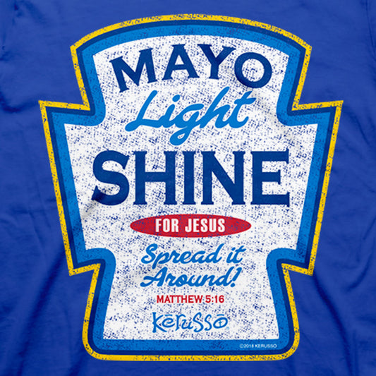 Kerusso Christian T-Shirt Mayo Light Shine Kerusso® apparel Mens Short Sleeve T-shirt Top Seller Women's