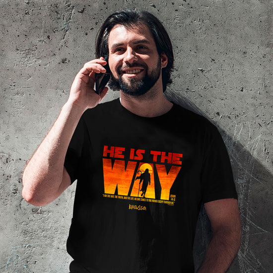 Kerusso Christian T-Shirt He Is The Way Kerusso® apparel Mens T-shirt Women's