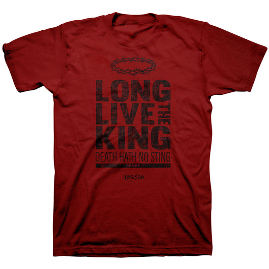 Kerusso Christian T-Shirt Long Live The King Kerusso® apparel Mens T-shirt Women's