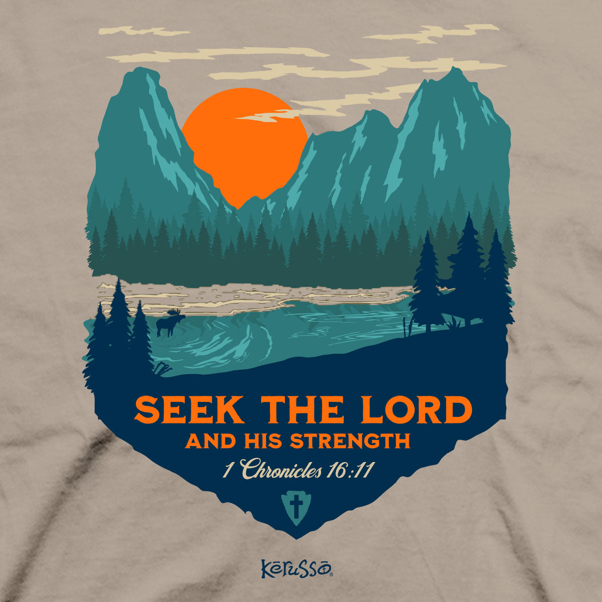 Kerusso Christian T-Shirt Seek The Lord Kerusso® apparel Mens T-shirt Women's