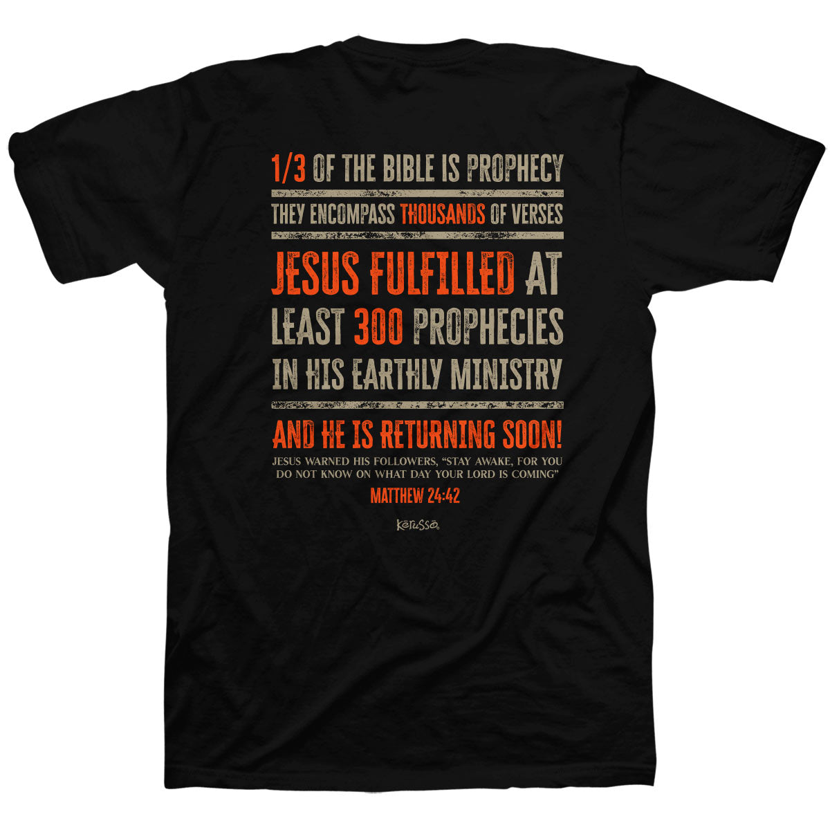 Kerusso Christian T-Shirt Prophecy Is Proof Kerusso® apparel Mens T-shirt Women's