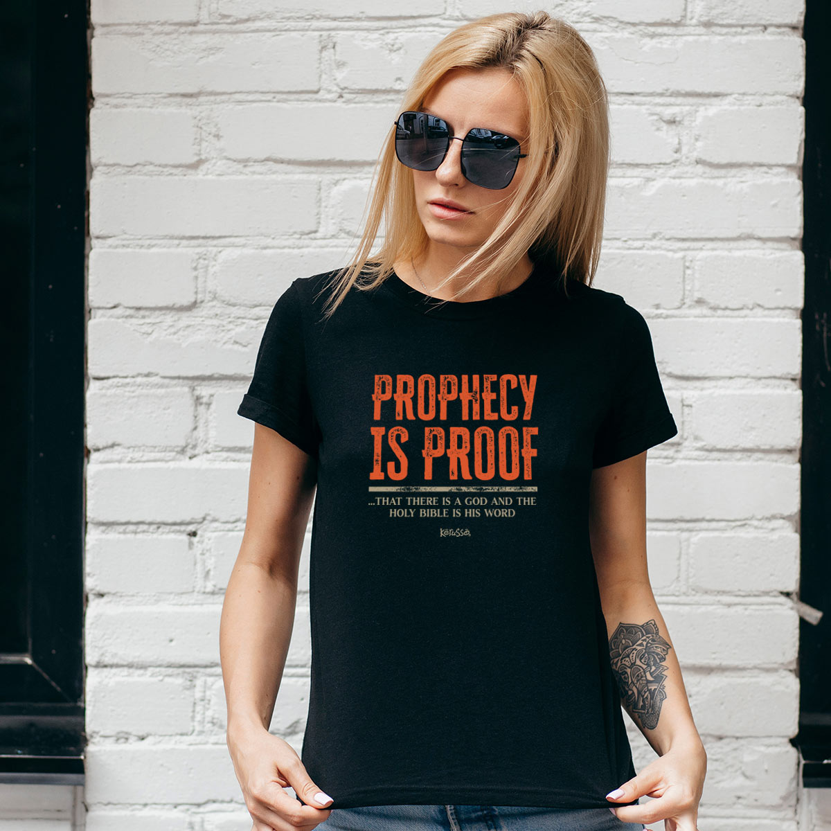 Kerusso Christian T-Shirt Prophecy Is Proof Kerusso® apparel Mens T-shirt Women's