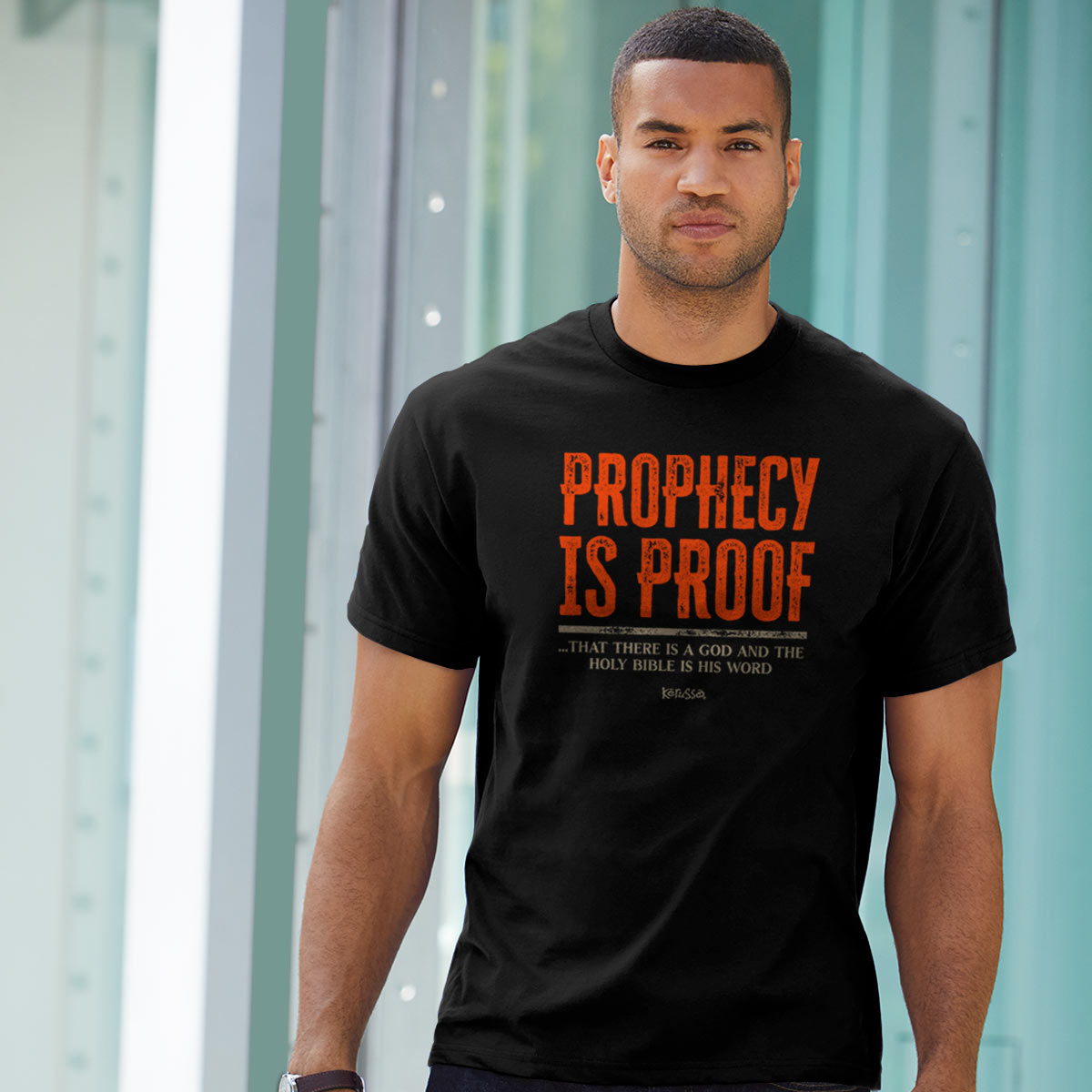 Kerusso Christian T-Shirt Prophecy Is Proof Kerusso® apparel Mens T-shirt Women's