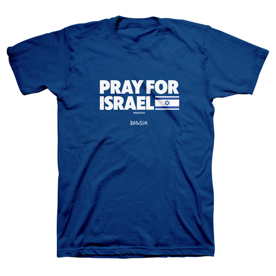 Kerusso Christian T-Shirt Pray For Israel Kerusso® apparel Mens T-shirt Women's