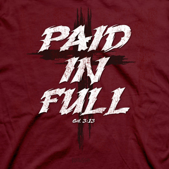 Kerusso Christian T-Shirt Paid In Full Cross Kerusso® apparel Mens T-shirt Women's