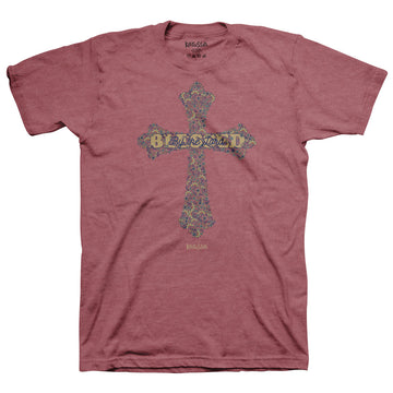 Kerusso Womens T-Shirt Blessed Cross Kerusso® apparel T-shirt Women's