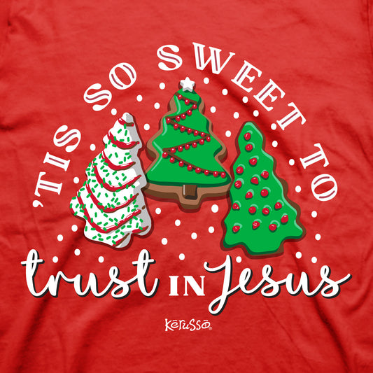 Kerusso Christmas T-Shirt Tis So Sweet Kerusso® apparel Fall 2024 Mens New Short Sleeve T-shirt Women's