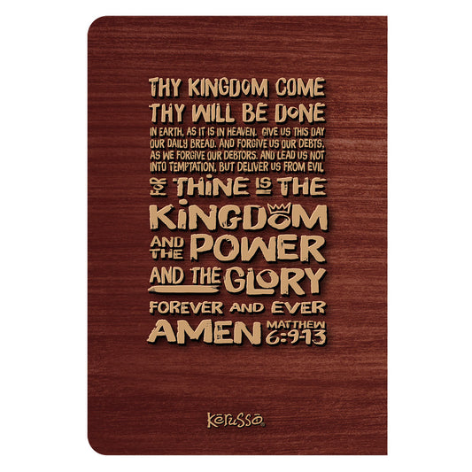 Kerusso Mens Paperback Journal Lords Prayer Kerusso® accessories Fall 2024 Journals New