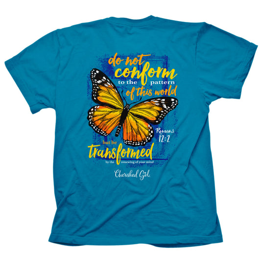 Cherished Girl Womens T-Shirt Transformed Butterfly Cherished Girl® apparel T-shirt Women's