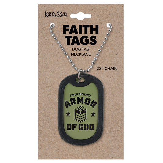 Faith Gear Dogtag Necklace Armor Of God Faith Gear® accessories jewelry