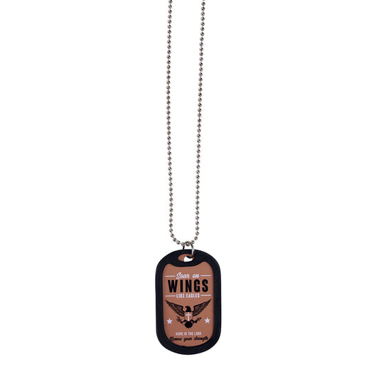 Faith Gear Dogtag Necklace Wings Faith Gear® accessories jewelry