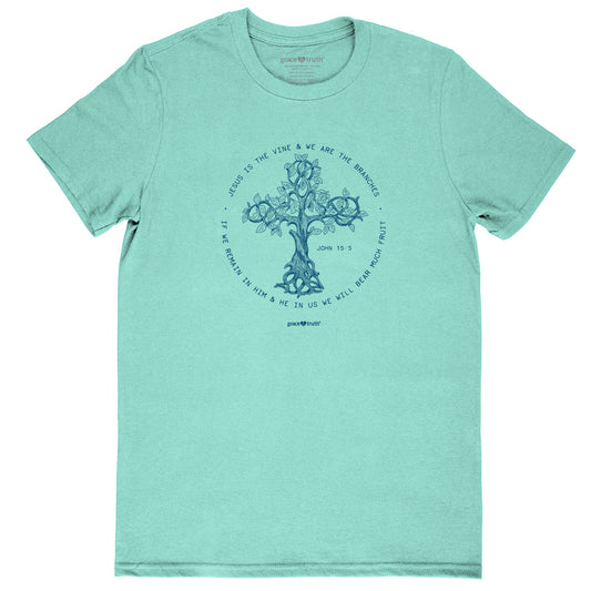 grace & truth Womens T-Shirt Thorn Cross grace & truth® apparel T-shirt Women's