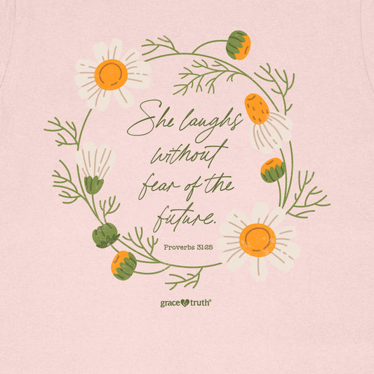 grace & truth Womens T-Shirt Laugh Daisies grace & truth® apparel T-shirt Women's