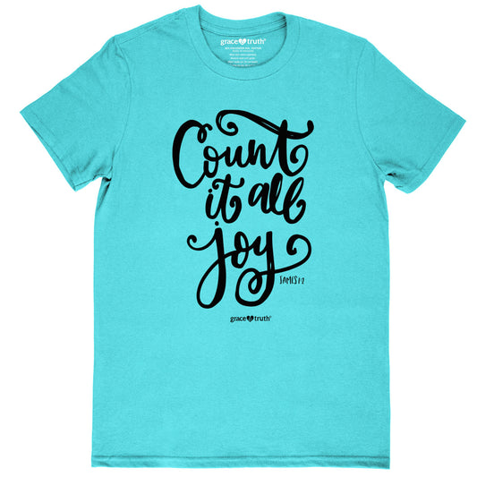 grace & truth Womens T-Shirt Count It All Joy grace & truth® apparel T-shirt Women's