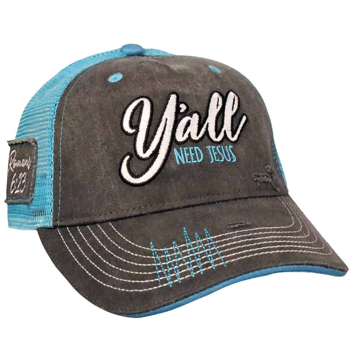 grace & truth Womens Cap Y'all Need Jesus grace & truth® apparel cap Hats Hats / Beanies Women's