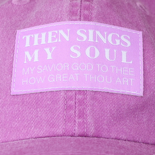 grace & truth Womens Cap Then Sings My Soul grace & truth® apparel cap Hats Hats / Beanies Women's