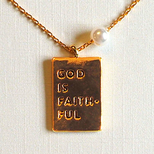 grace & truth God Is Faithful Keepsake Necklace grace & truth® accessories jewelry