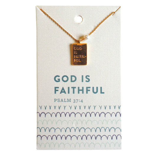 grace & truth God Is Faithful Keepsake Necklace grace & truth® accessories jewelry