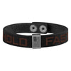 HOLD FAST Mens Bracelet Flag Snap Black HOLD FAST® accessories jewelry