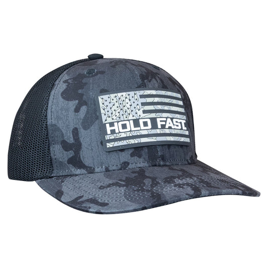 HOLD FAST Mens Cap Dark Grey Desert Camo HOLD FAST® apparel cap Fall 2024 Hats Hats / Beanies Mens New