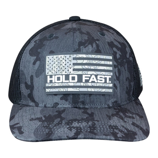 HOLD FAST Mens Cap Dark Grey Desert Camo HOLD FAST® apparel cap Fall 2024 Hats Hats / Beanies Mens New