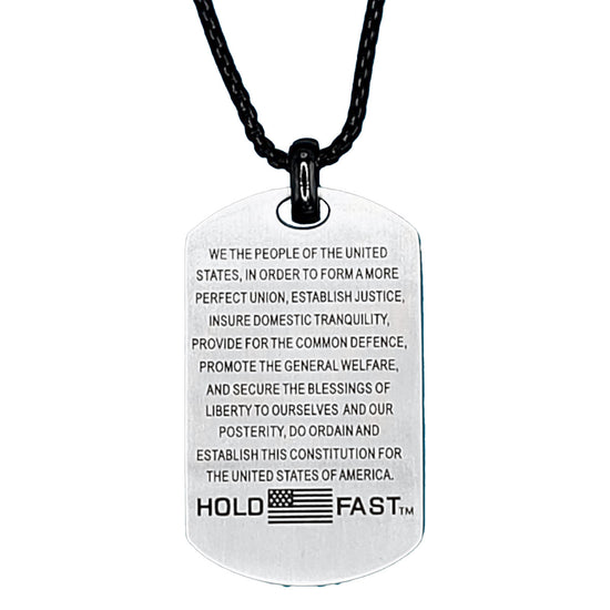 HOLD FAST Mens Necklace We The People Flag HOLD FAST® accessories jewelry