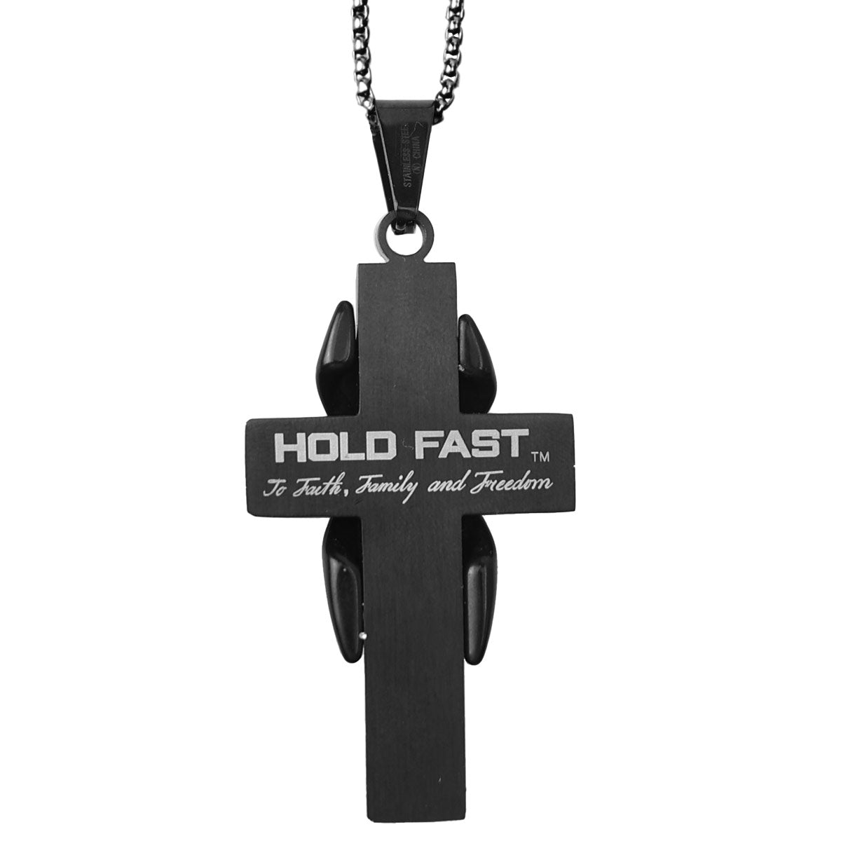 HOLD FAST Mens Necklace Wrapped Flag Cross HOLD FAST® accessories jewelry