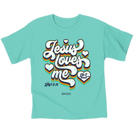 Kerusso Kids T-Shirt Jesus Loves Me Kerusso® Kidz Apparel Kids New Short Sleeve T-shirts