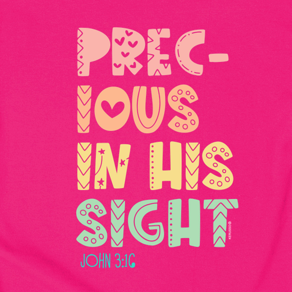 Kerusso Kids T-Shirt Precious In His Sight Kerusso® Kidz apparel Kids T-shirt