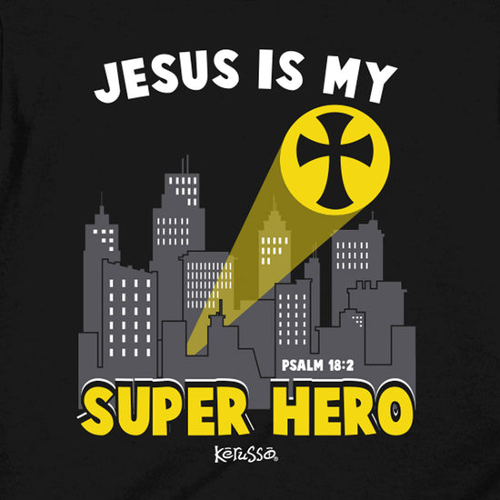 Kerusso Kids T-Shirt Jesus Super Hero Kerusso® Kidz apparel Kids T-shirt