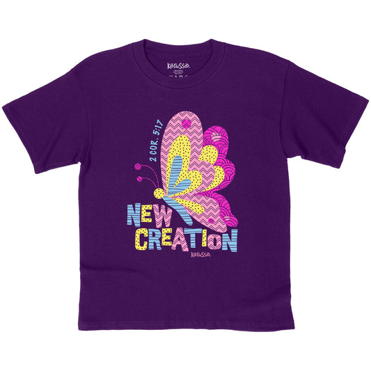 Kerusso Kids T-Shirt Collage Butterfly Kerusso® Kidz Apparel Kids New Short Sleeve T-shirts