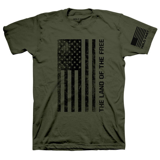 HOLD FAST Mens T-Shirt Freedom Flag HOLD FAST® apparel Mens T-shirt