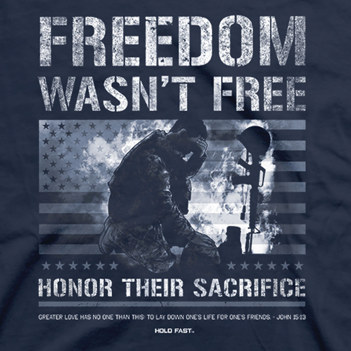 HOLD FAST Mens T-Shirt Freedom Wasn't Free HOLD FAST® apparel Mens T-shirt