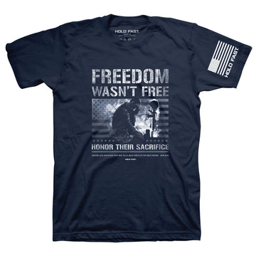 HOLD FAST Mens T-Shirt Freedom Wasn't Free HOLD FAST® apparel Mens T-shirt