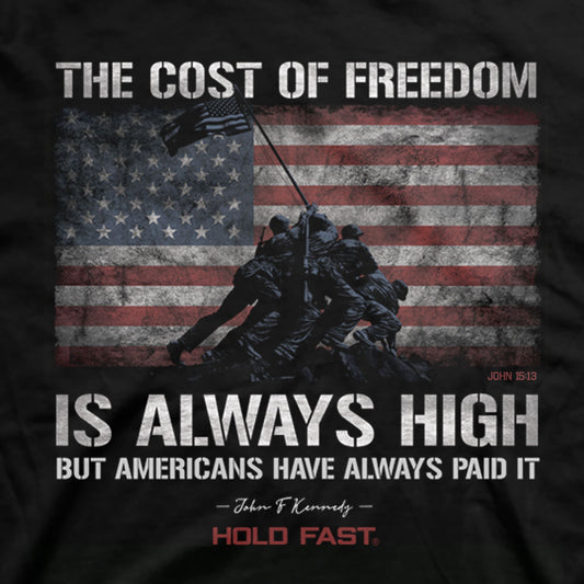 HOLD FAST Mens T-Shirt JFK Flag HOLD FAST® apparel Mens T-shirt