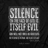 HOLD FAST Mens T-Shirt Silence/Bonhoeffer HOLD FAST® apparel Mens T-shirt