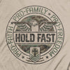 Hold Fast Mens T-Shirt Pro Faith Family Freedom Eagle HOLD FAST® apparel Mens T-shirt