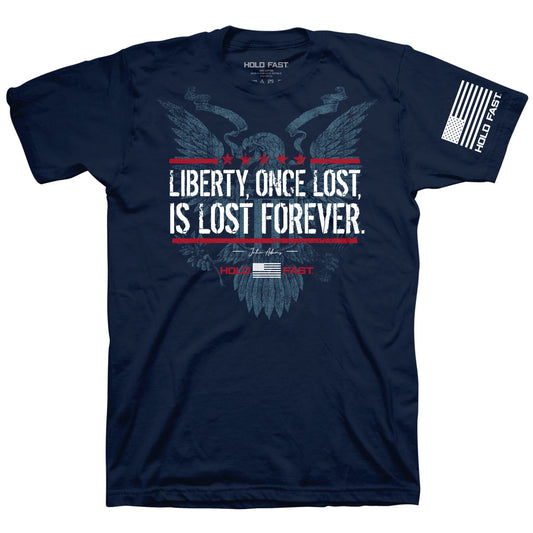 Hold Fast Mens T-Shirt Liberty Lost HOLD FAST® Apparel Mens New Short Sleeve T-shirts