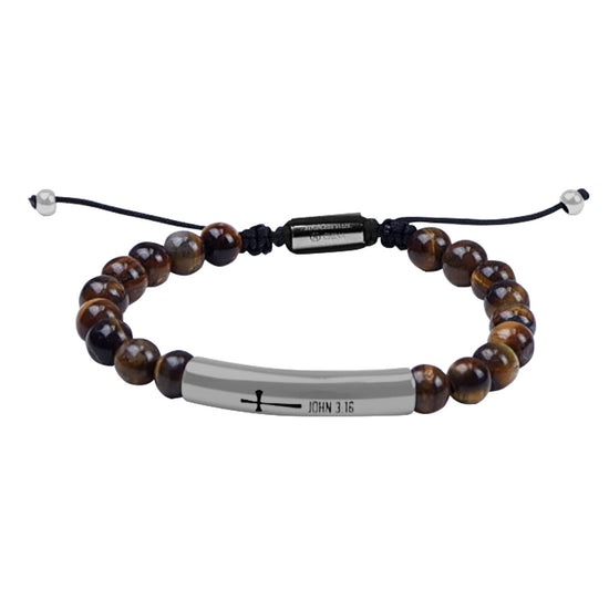 Kerusso Mens Bracelet John 3:16 Bead Kerusso® accessories jewelry