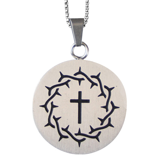 Kerusso Mens Necklace Crown Cross Kerusso® accessories jewelry