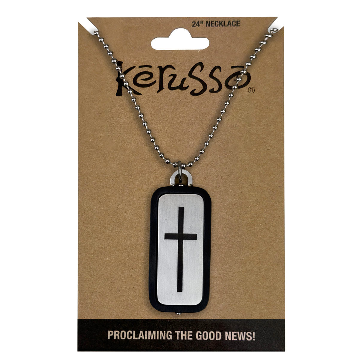 Kerusso Mens Necklace John 3:16 Cross Kerusso® accessories jewelry