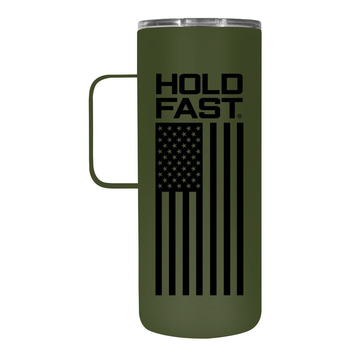 HOLD FAST Freedom Flag 22 oz Stainless Steel Tumbler With Handle HOLD FAST® accessories Cup Drinkware Tumbler