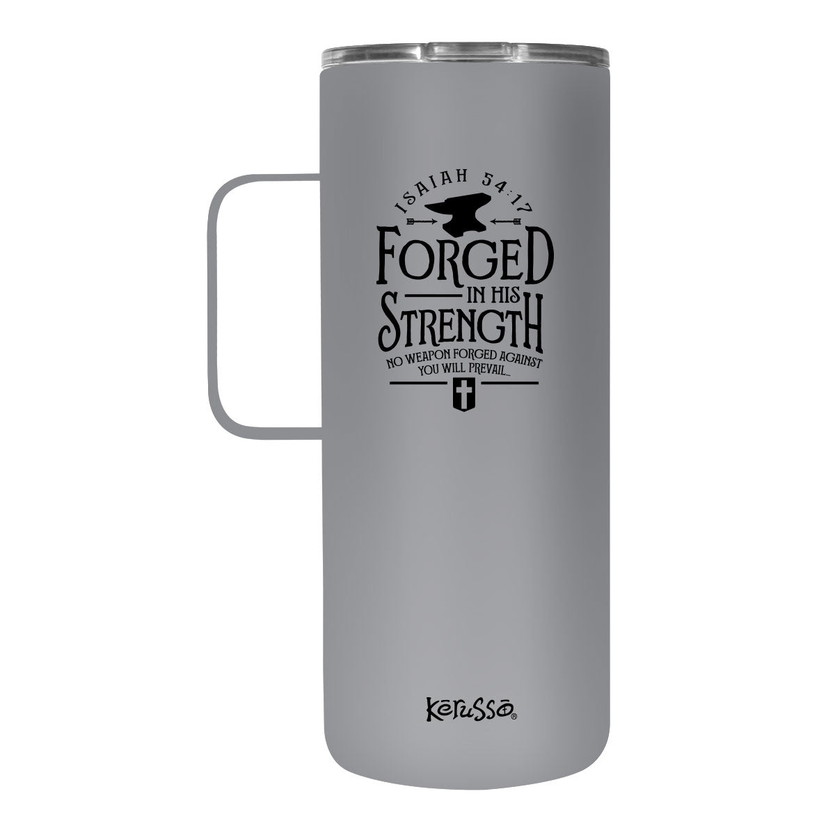 Kerusso Forged 22 oz Stainless Steel Tumbler With Handle Kerusso® accessories Cup Drinkware Tumbler