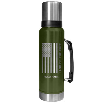 HOLD FAST Green Flag 42 oz Magnum Steel Drink Tank HOLD FAST® accessories Cup Drinkware Tumbler