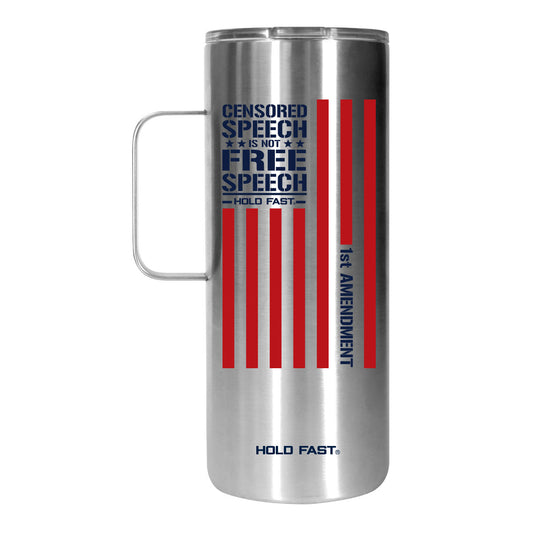 Kerusso Censored Speech 22 oz Stainless Steel Mug Kerusso® accessories Cup Drinkware Tumbler