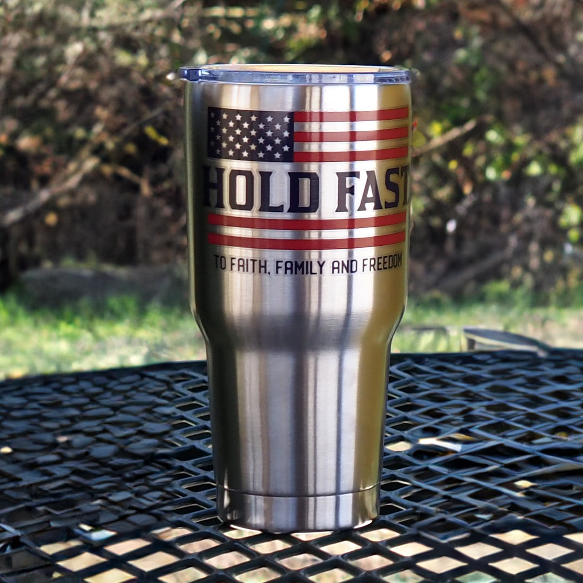 HOLD FAST 30 oz Stainless Steel Tumbler Flag HOLD FAST® accessories Cup Drinkware Tumbler