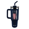 HOLD FAST 40 oz Stainless Steel Mug With Straw 76 Flag HOLD FAST® accessories Cup Drinkware Tumbler