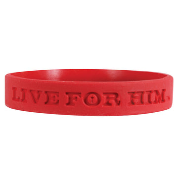 Kerusso Live For Him Rubber Wristband Kerusso® accessories jewelry